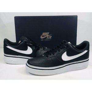 Nike Air Force 1 '07 LV8 1 Black White Wolf Grey Men's Sz 12 DS CJ1377-001
